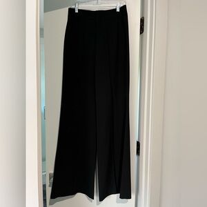 Alice + Olivia Black Wide Leg Trousers